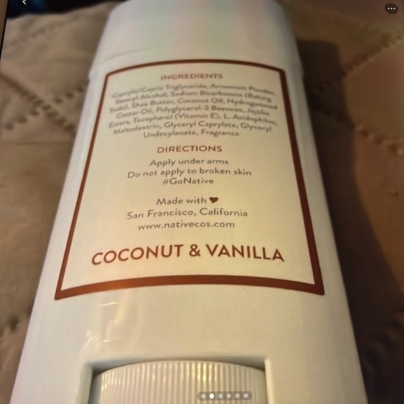 Native brand deodorant, 2.65 oz., (1)New never used - Picture 2 of 6